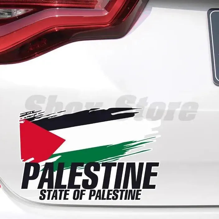 Palestine Flag Bumper Stickers Motorcycle Racing National Flag Off Road 4x4 Decal World Peace Stickers