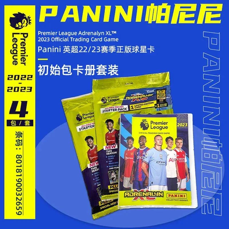 Panini Premier League 2023 Football Cards Books Official Trading Football Star Cards Collection Limited Cards Book Kids Gifts