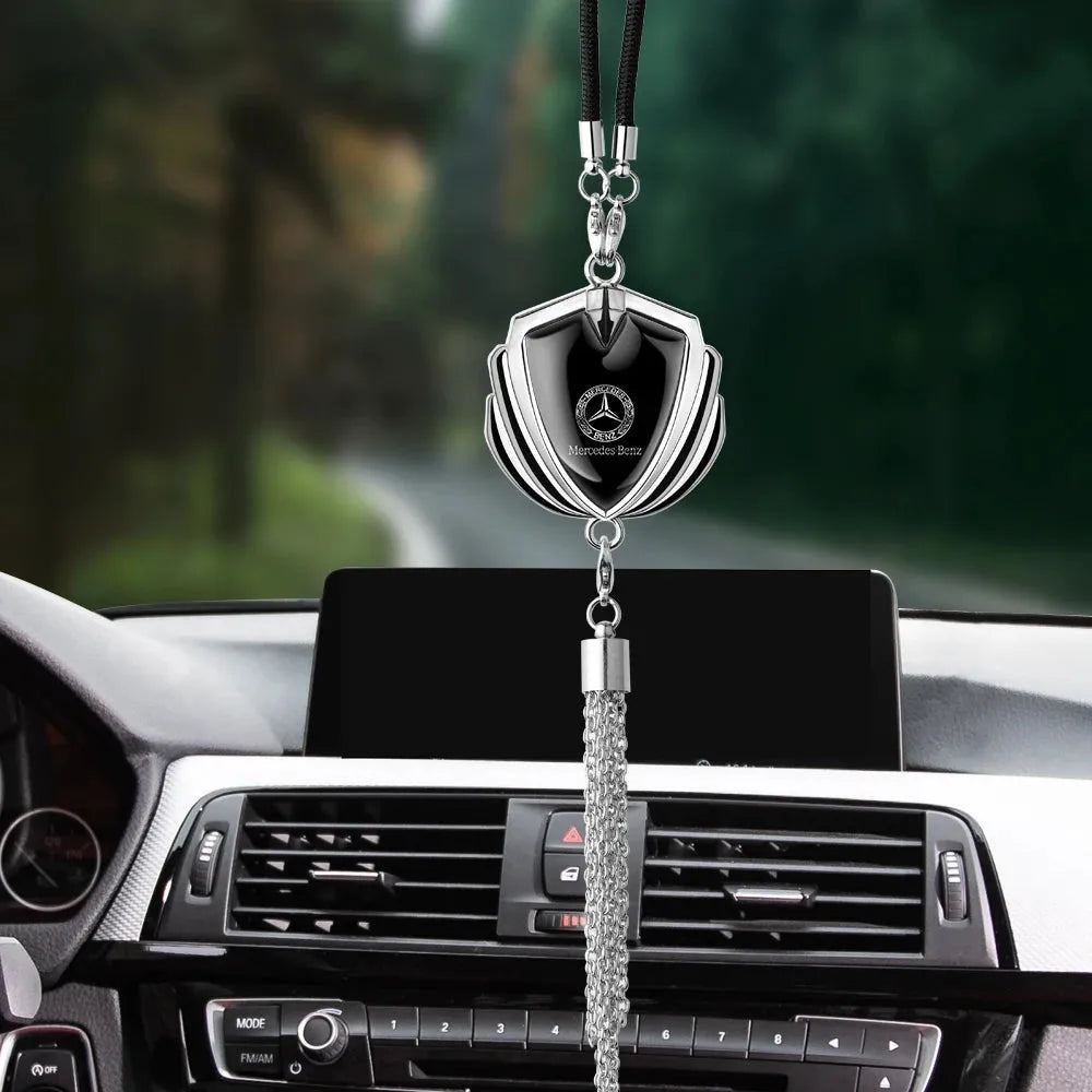New Car Rearview Mirror Pendant Auto Interior Hanging Ornament Accessories For Mercedes Benz AMG CLK CLA A180 W108 W201 W212 W21