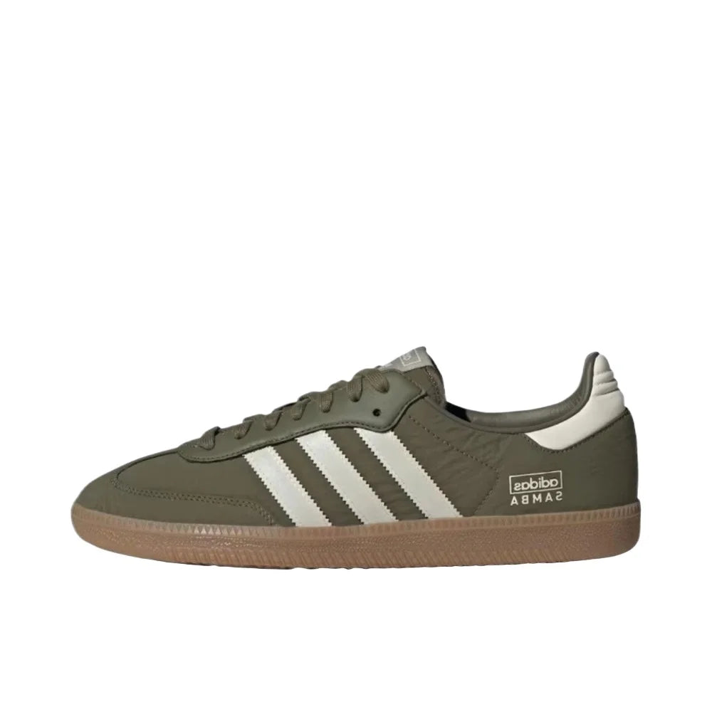 Adidas Originals Samba Gazelle OG Women and Men Cloth Olive Green Retr