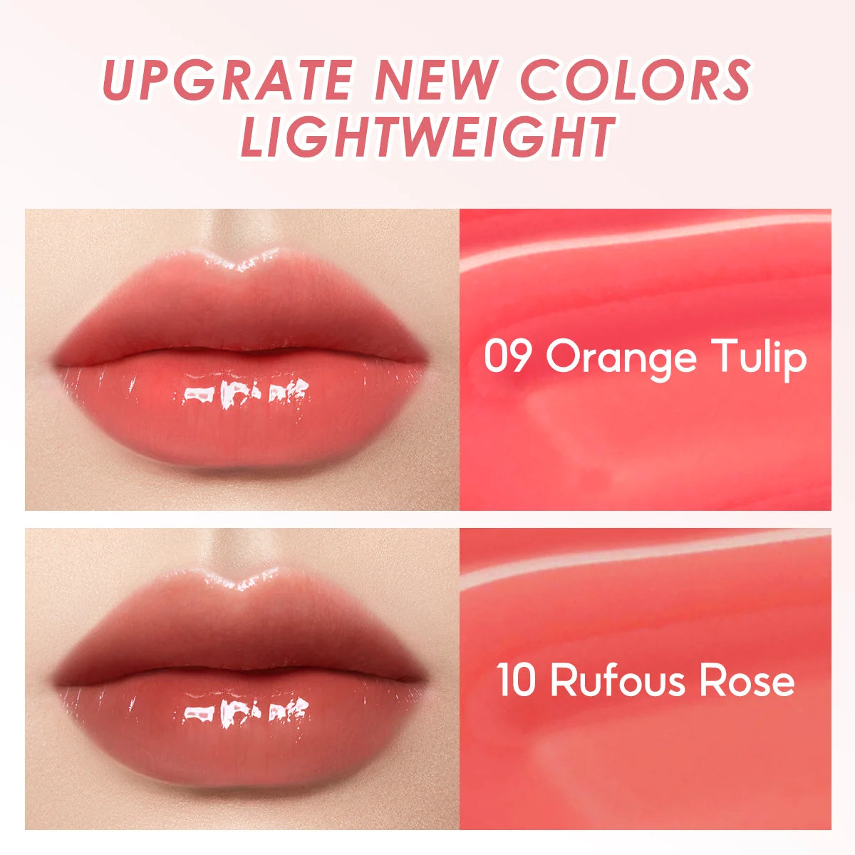 CARSLAN Color Lip Balm Flower Essence Extra Moisturizing Natural Lasting Lip Plumper Non Sticky Lip Gloss Makeup Lip Care