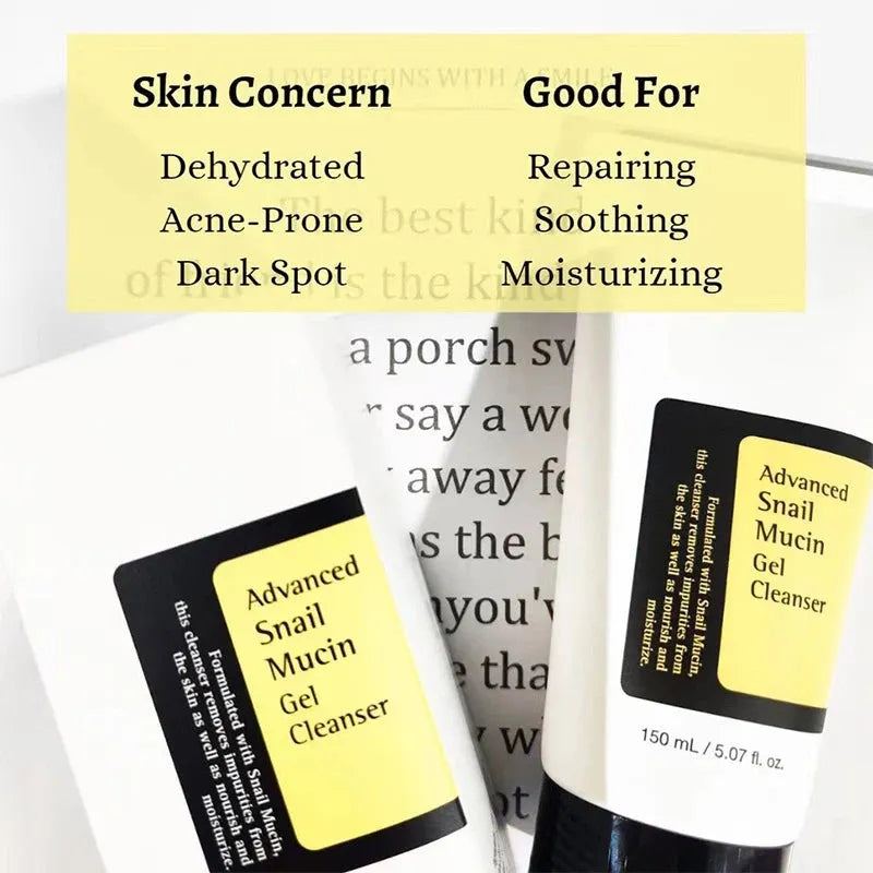 Low PH Good Morning Gel Cleanser Daily Mild Face Cleanser Sensitive Skin BHA & Tea-Tree Oil PH Balancing Korean Skincare