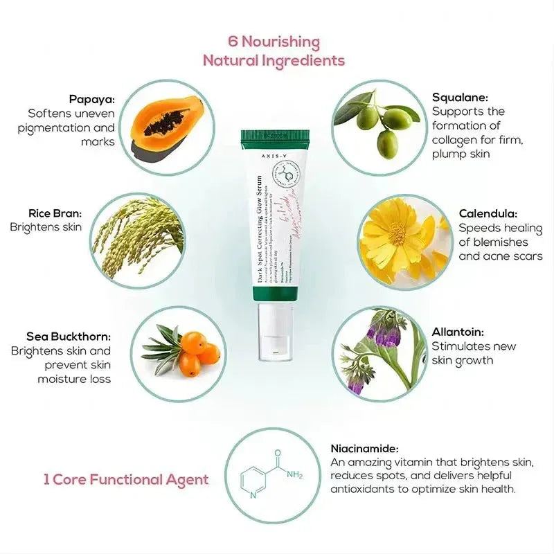 Korean Skincare Dark Spot Correcting Glow Brightening Serum Hyperpigmentation Treatment Complete No-Stress Physical Sunscreen