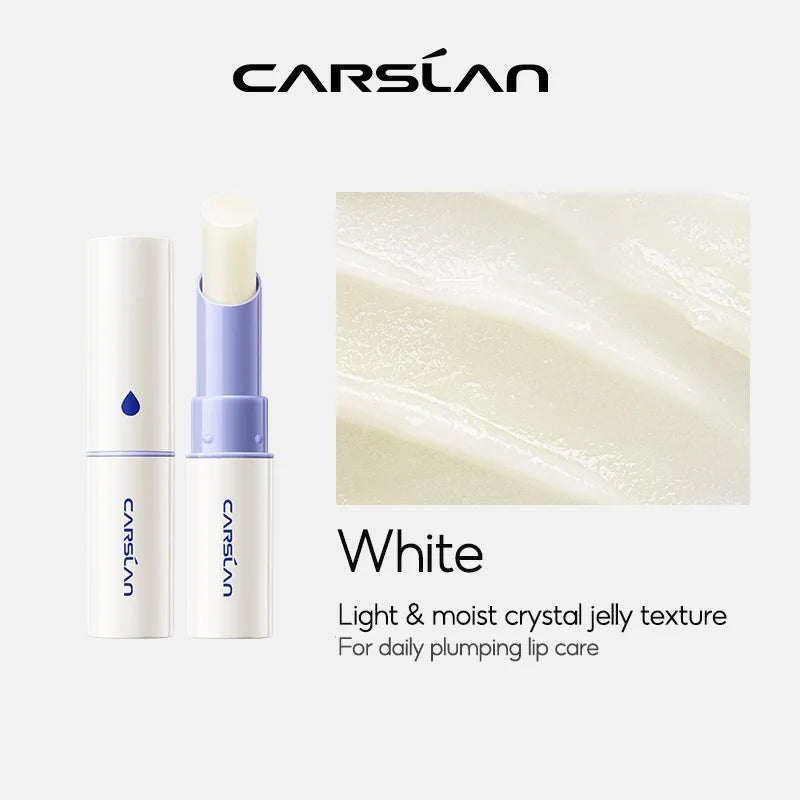CARSLAN Color Lip Balm Flower Essence Extra Moisturizing Natural Lasting Lip Plumper Non Sticky Lip Gloss Makeup Lip Care