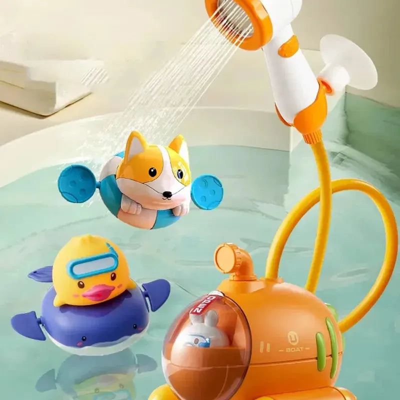 Electric Pool Submarine Radish Summer Children Submarine Children Bathroom Toys