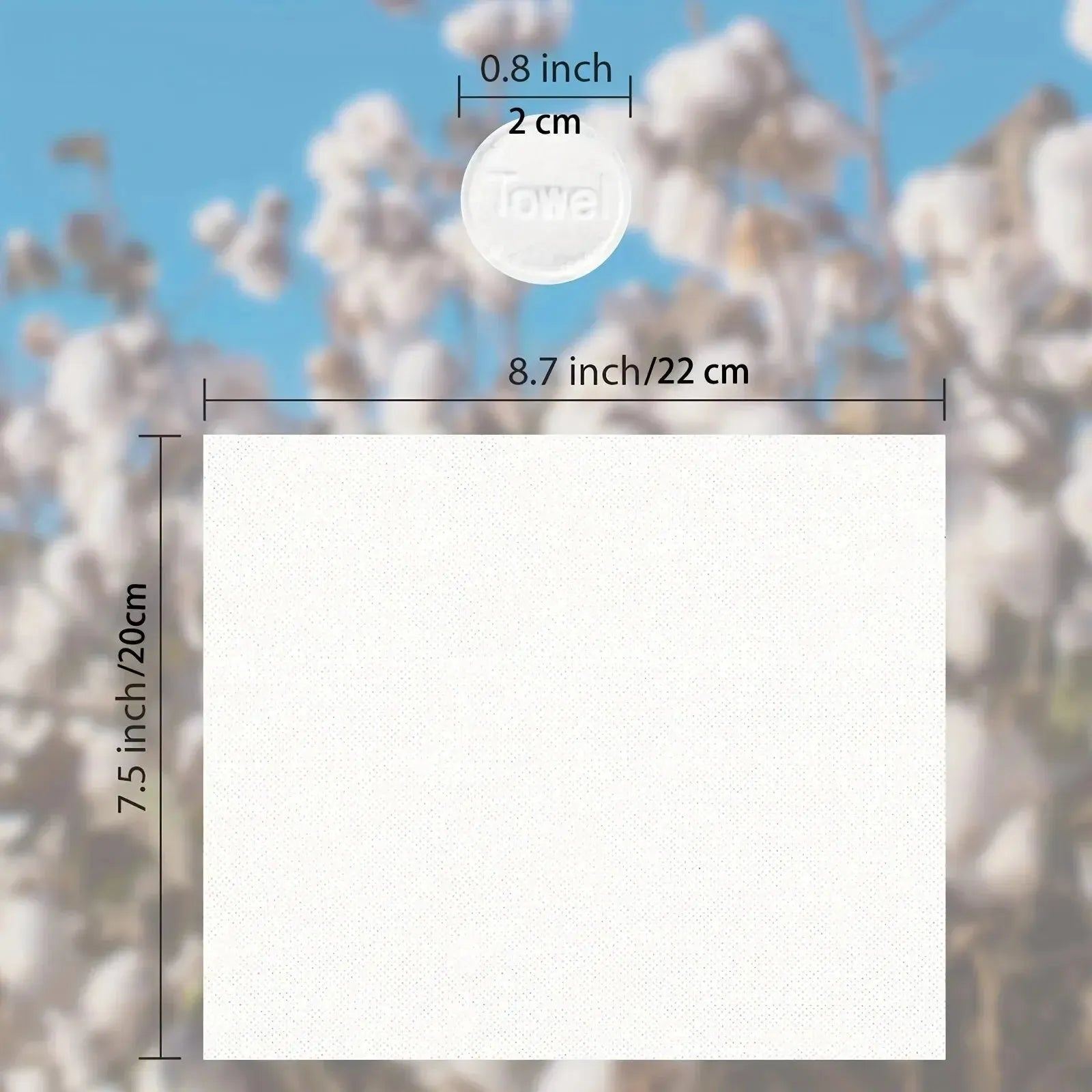 20 50pcs Portable Compressed Towel Disposable Face Cleaning Soft Compressed Hand Wipe Towel Non-Woven Makeup Wipes