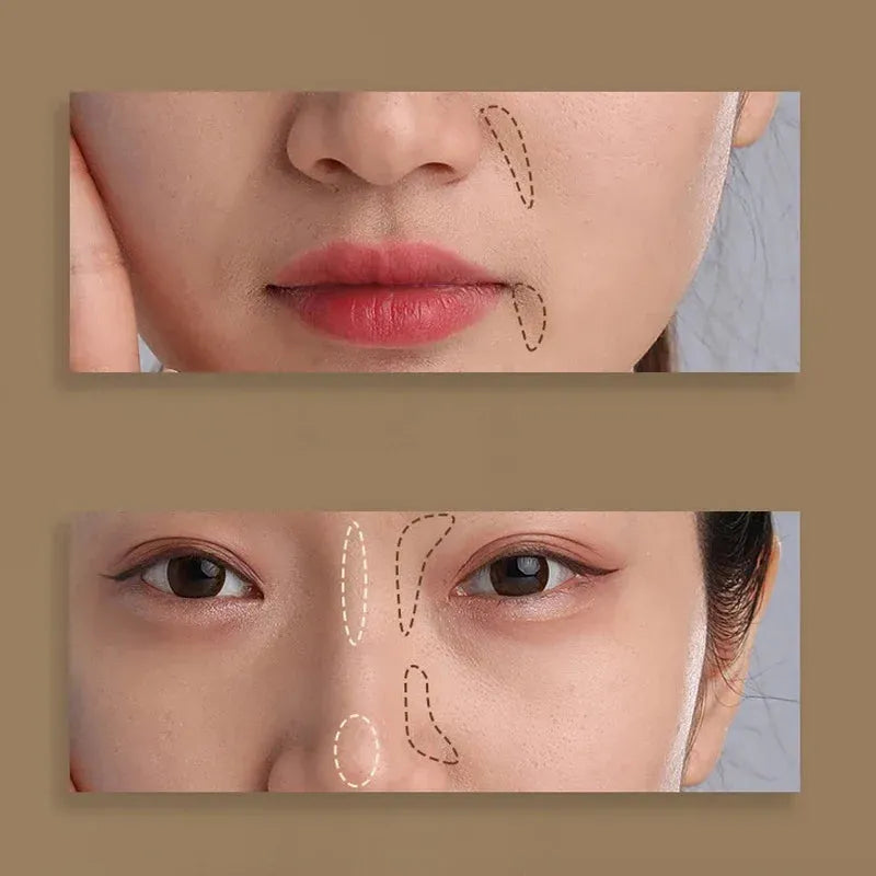 Triple Color Concealer Cover Tattoo Spots Acne Marks Face Fix Concealer Palette Long Lasting No Makeup Removal
