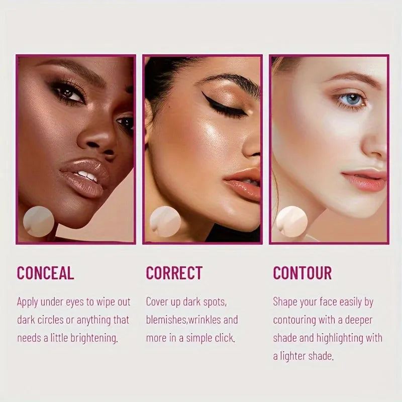 Professional Liquid Foundation Concealer High Quality Conceal Acne Marks Dark Circles Concealer Long-Lasting Women's Cosmetic