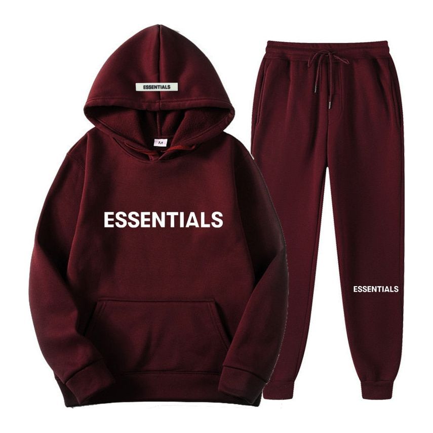 Men's Hooded Sweatshirt Suit Pure Cotton Couple Jogging Sweatshirt Street Sportswear - Jointcorp