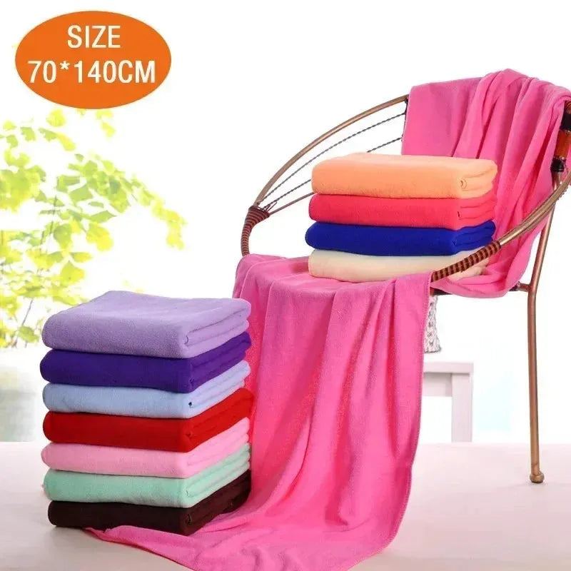 70x140 Soft Breathable Microfiber Bath Towel Large Bath Towel Beach Towels Shower Towel Quick-Drying Comfort Absorbent Hot Sale