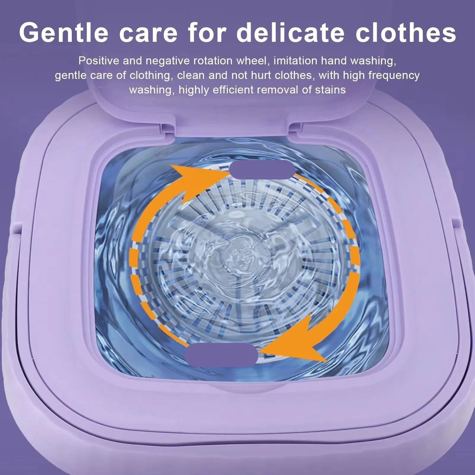 8L Small Folding Washing Machine Portable Washing Machine Automatic Modes Laundry Clothes Laundry Bucket Washing Machine