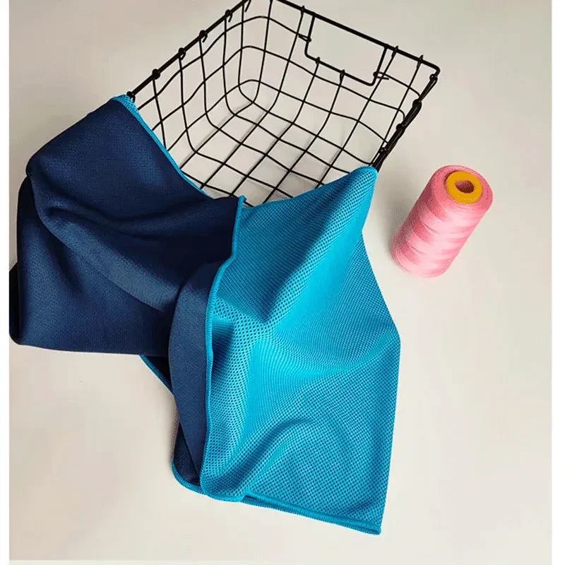 Microfiber Towel Quick-Dry Summer Thin Travel Breathable Beach Towel Outdoor Sports Running Gym Yoga Camping Cooling Scarf