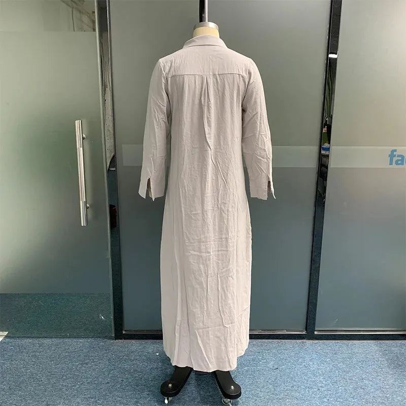 Women Maxi Dress Casual Half Sleeve