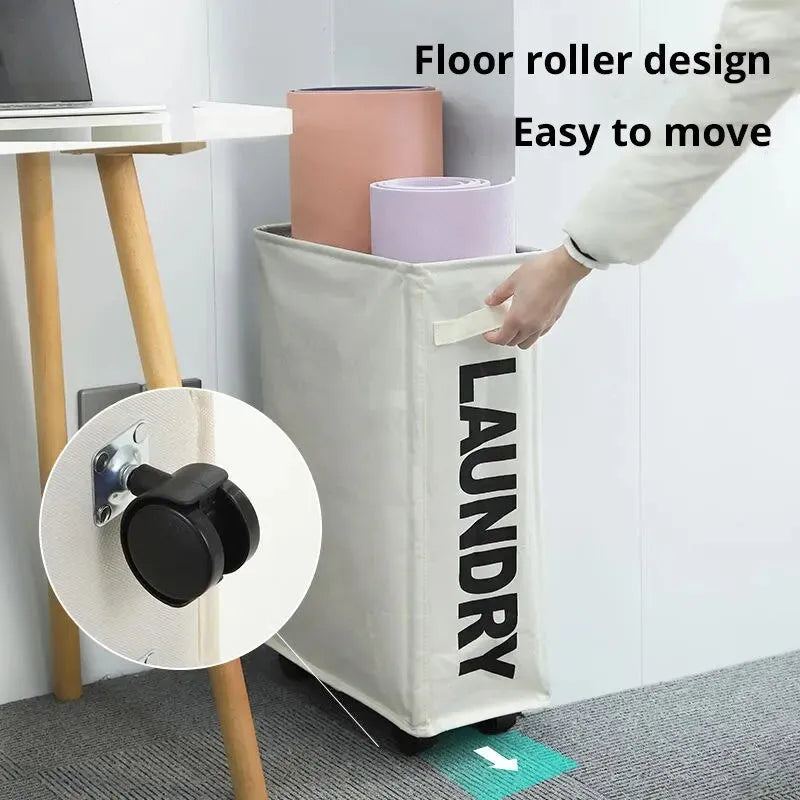 Laundry Basket With Stand Foldable Waterproof