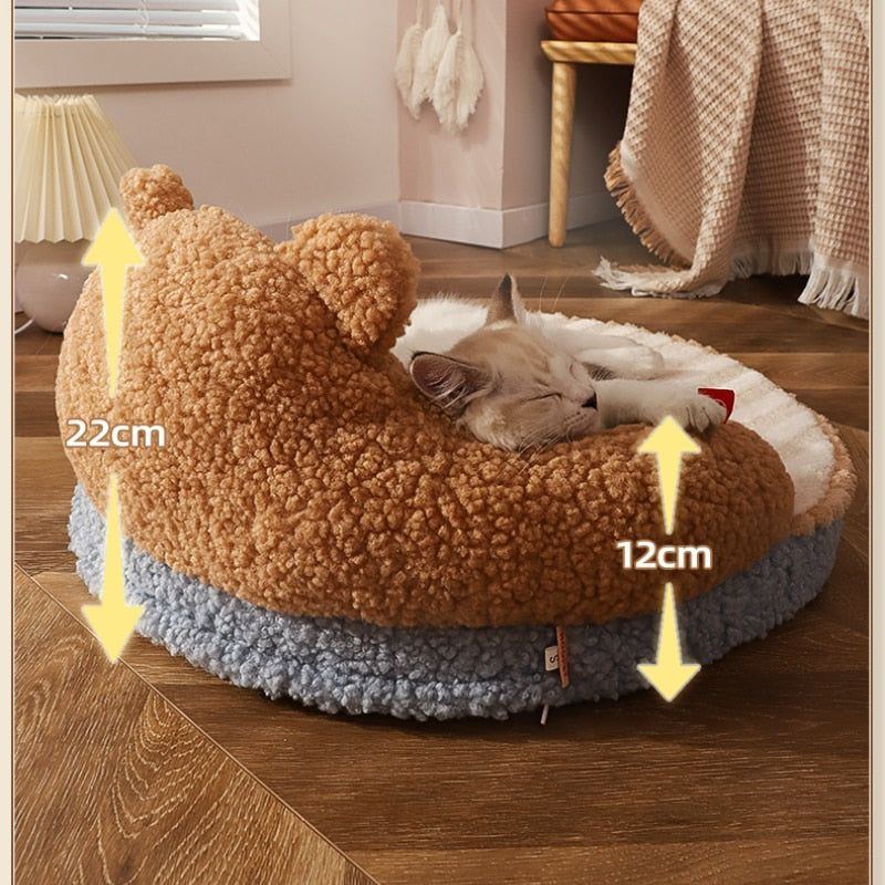 Dog Bed Padded Cushion for Small Big Dogs Sleeping Beds and Houses for Cats Super Soft Durable Mattress Removable Pet Mat - Jointcorp