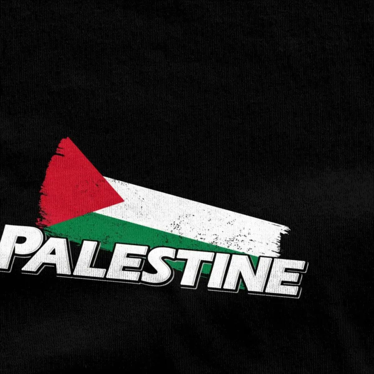 Palestine Flag T-Shirt Couple Free Gazas Vintage 100% Cotton T Shirts Beach O Neck Hippie Tees Casual Big Size Clothes