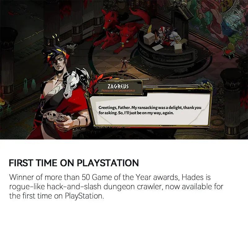 Sony PlayStation 4 Hades PS4 Game Deals for Platform PlayStation4 PS4 PlayStation5 PS5 Game Disks PS 4 HADES