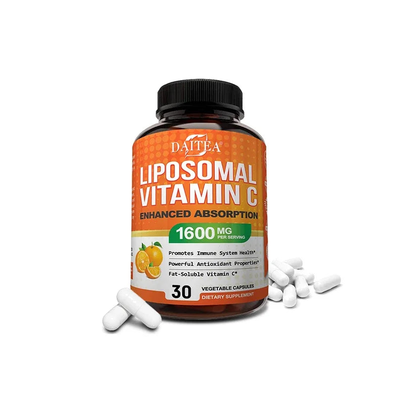 Liposomal Vitamin C - Supports Antioxidant and Nutrient Absorption, Provides VC Energy Supplement, and Promotes Immune Health