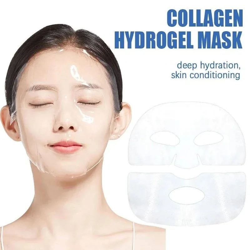 Collagen Hydrogel Mask Set for Hydration Whitening Mask Collagen Anti-Aging Soluble Facial Mask Face Care Product