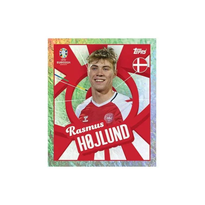 Topps Euro 2024 Sticker Mega Ecobox Contains 87 Euro 2024 Stickers, 2 Parallel Stickers and 1 Gold Signature Series Sticker