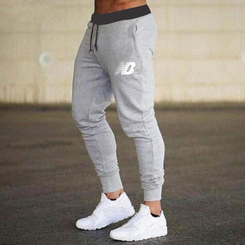 Thin jogging pants Men's jogging pants Spring and autumn jogging pants Men's jogging pants Cotton fitness pants