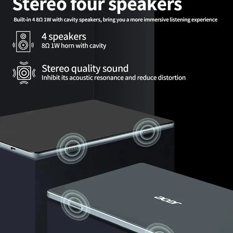 Acer Global Version Original Pad 10.4inch Dual SIM WIFI HD 2K IPS Screen 6+128GB 6000mAH Tablet PC with Keyboards