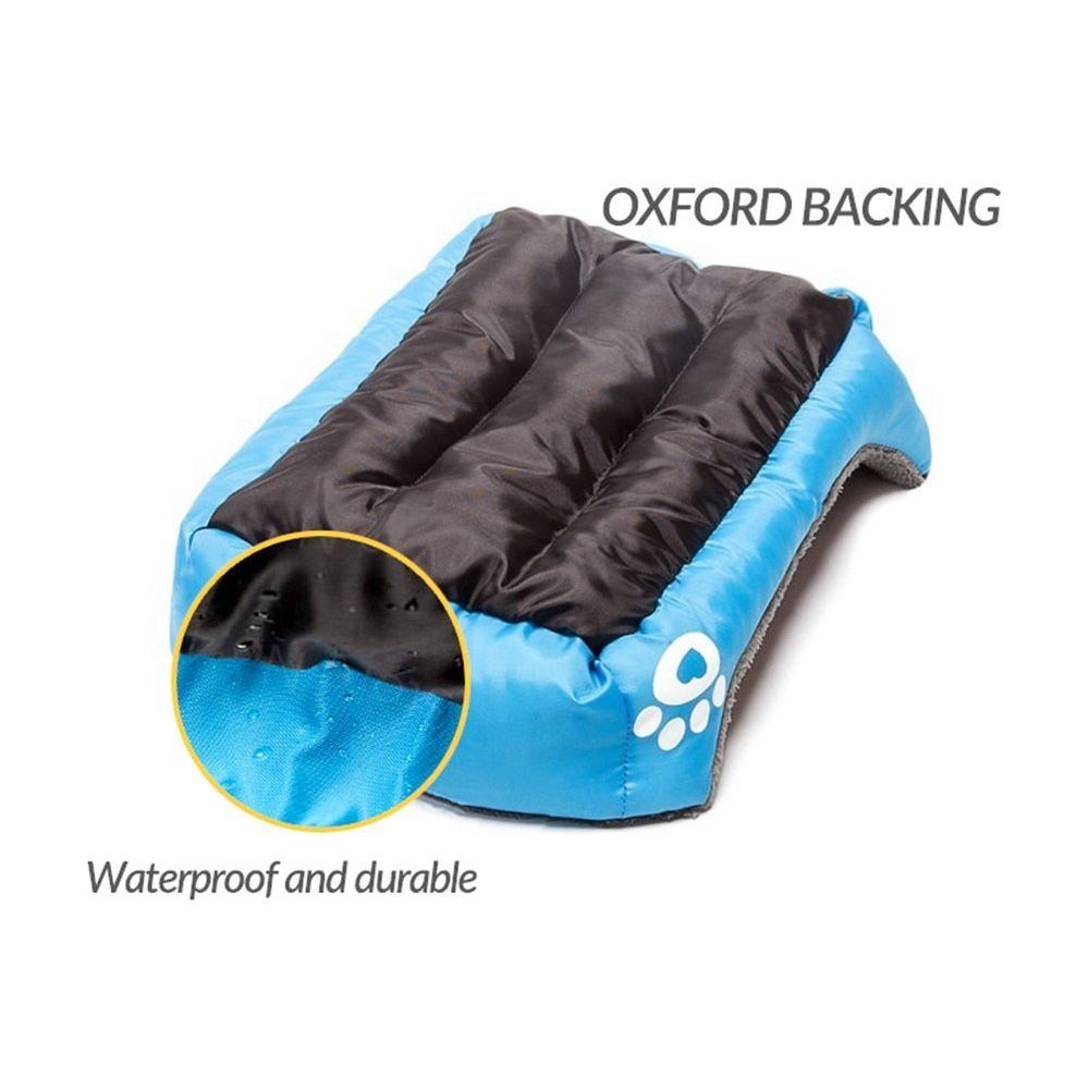 Large Pet Cat Dog Bed Square Plush Kennel Summer Washable Cat Mat Waterproof Mattress Pet Cushion Medium Large Dogs Pet Supplies