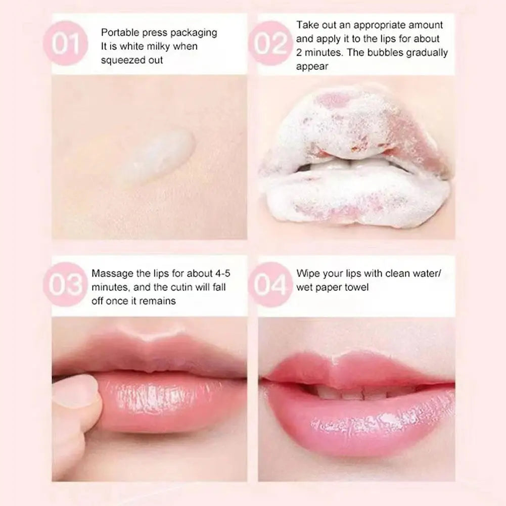 Dragon's Blood Tree Bubble Lip Mask Moisturizes And Skin Authentic Balm Care Lip Lines Lip Oil Exfoliates Dead Soften skin