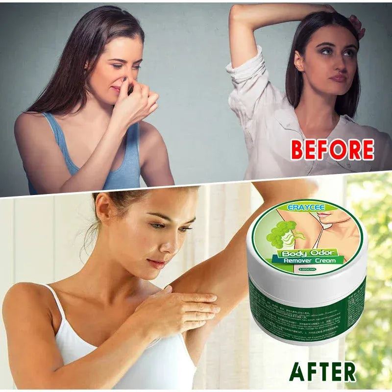 Powerful Body Odor Underarm Care Bleaching Cream Man Women Effectively Remove Odor Refreshing Lasting Aroma Cream Body Care