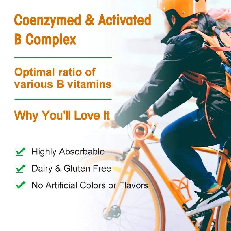 Catfit Compound Vitamin B Capsules VB B1 B2 B3 B5 B6 B7 B9 B12 Resveratrol Relieve Stress&Immune System Support Beauty Health