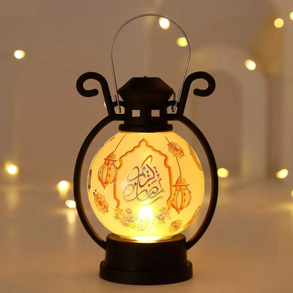 2025 Ramadan LED Lantern Light Eid Mubarak Decoration for Home Islamic Muslim Festival Party Ramadan Kareem Decor EID Al Adha