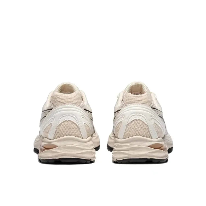 Asics Gel-Flux 4 Shoes Cushion Women Men Sneaker Breathable Flat Shoes Anti-skid and Wear Resistance White Brown