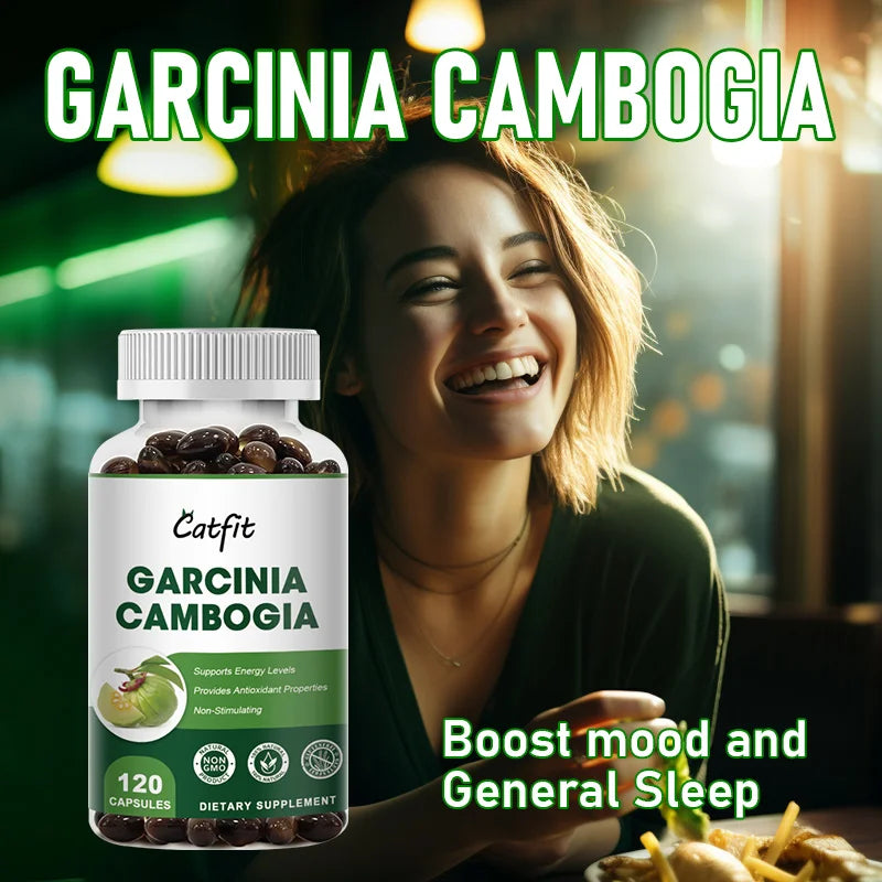 Garcinia Cambogia Capsules for Weight Loss Decrease 700mg Fat Burner for Men&Women Detox Skin Beauty Health Fast Slimming