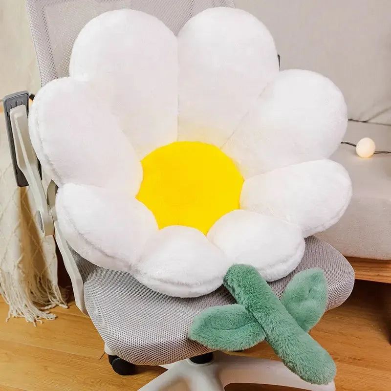 Ins Soft Flower Pillow Beautiful Cartoon Plush Pillow Toy Office Chair Home Sofa Cushion Decor Kids Lovers Lovely Birthday Gift