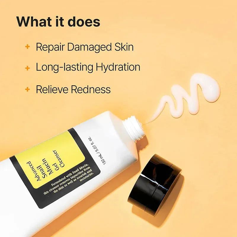 Low PH Good Morning Gel Cleanser Daily Mild Face Cleanser Sensitive Skin BHA & Tea-Tree Oil PH Balancing Korean Skincare