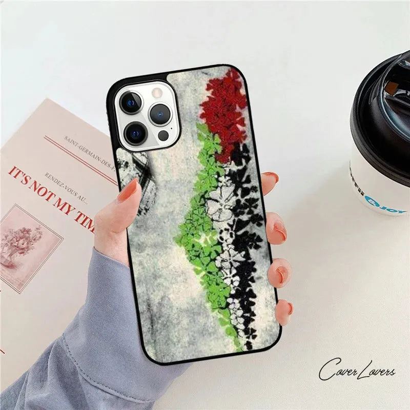 Palestine Flag Map Phone Case For iPhone 14 15 13 12 Mini XR XS Max Cover For Apple iPhone 11 Pro Max 6 8 7 Plus SE2020 Coque