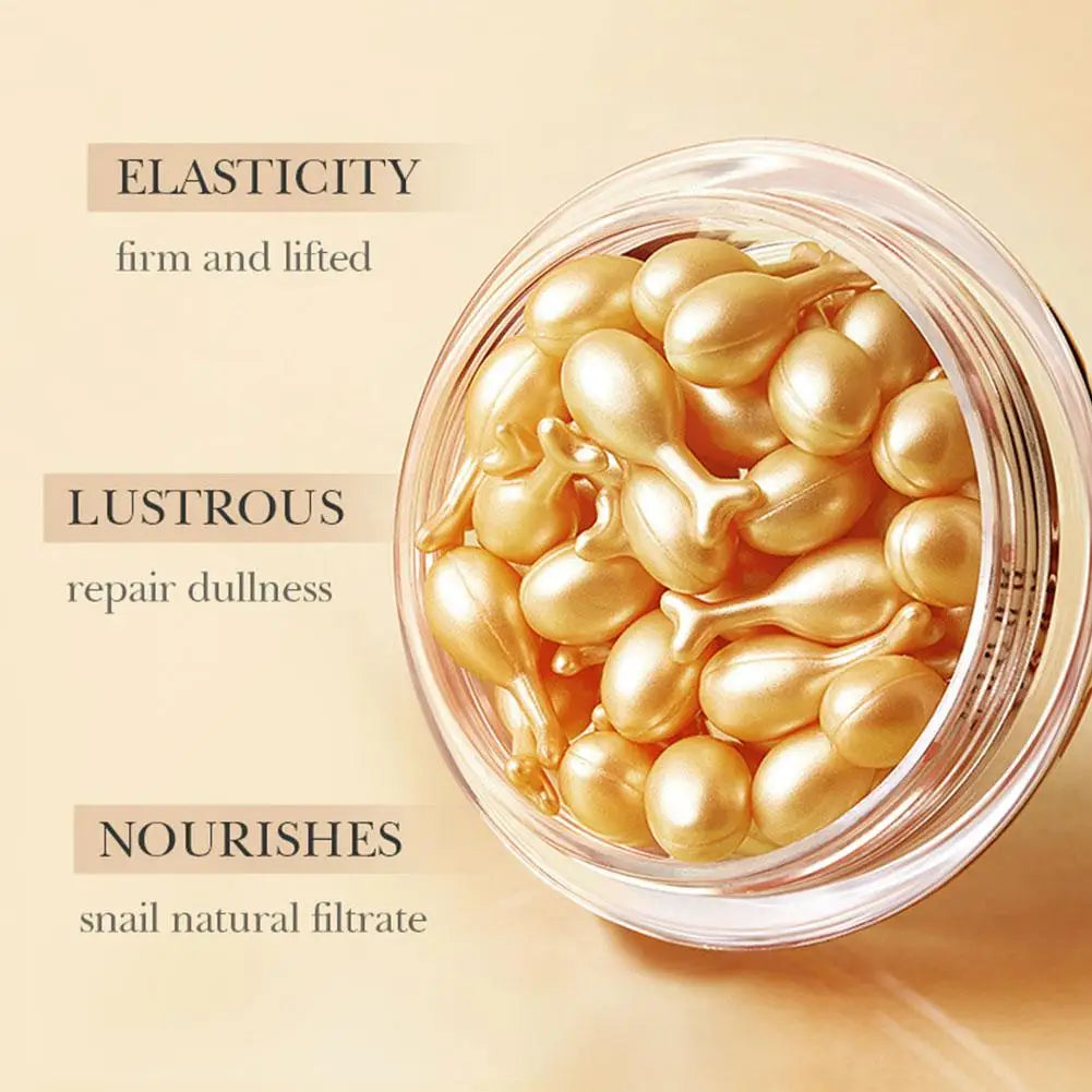 Placental Essence Capsule Snail Capsule Rose Capsule Brightening Moisturizing Hydrating Nourishing Smoothing Faical Skin Care