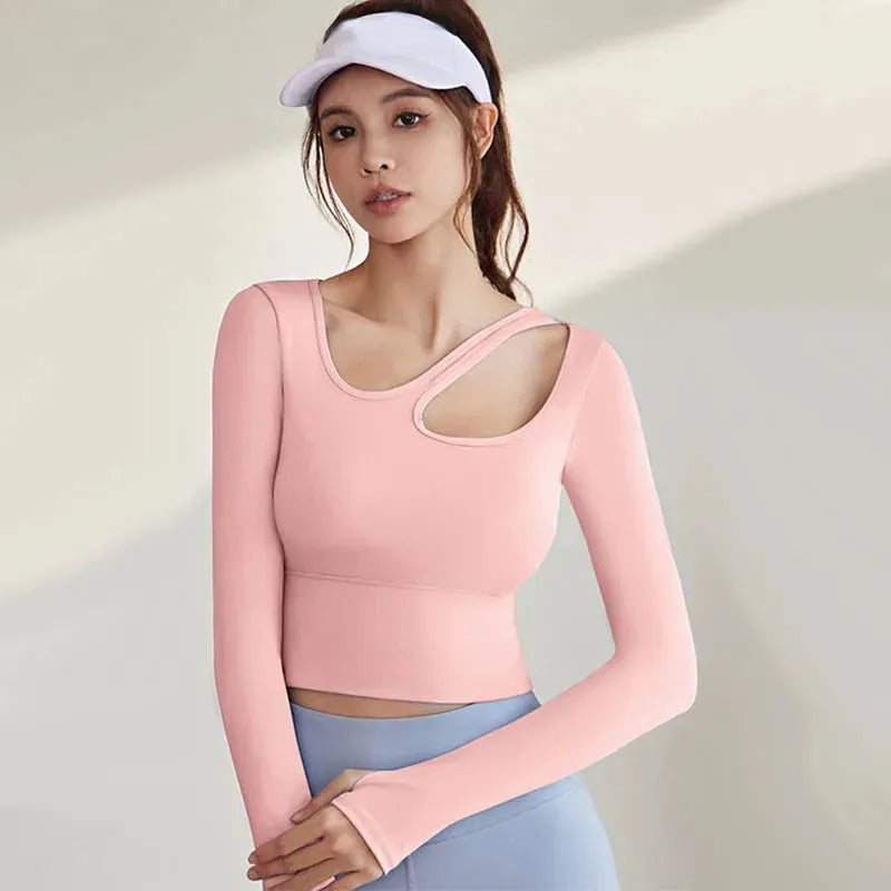 Seamless Yoga Set Workout Outfits for Women Tracksuit Long Sleeve Sport Tops+High Waist Leggings 2Pcs Suit Fitness Gym Clothing