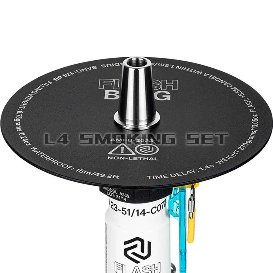 Hookah stainless steel hookah single tube Amotion Flash Bang