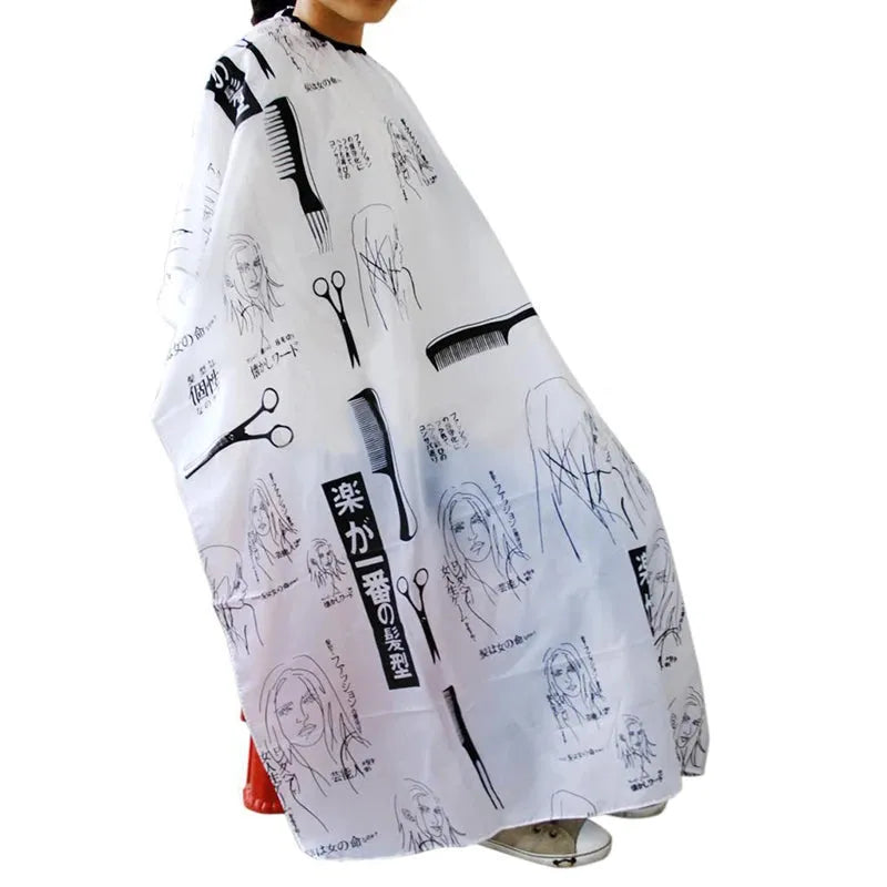 Creative Barber Hairdresser Aprons Haircut Capes Barbershop Waterproof Aprons Shawls Salon Professional Accessories Haircut Tool