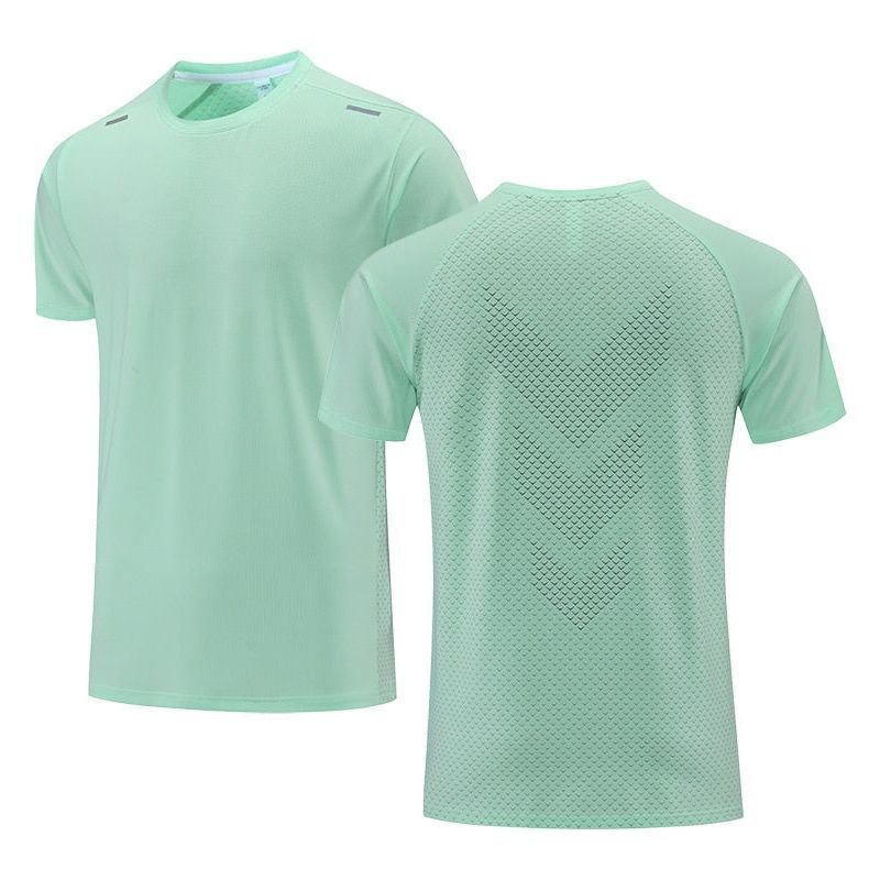 Quick Dry Men Running T-shirt Fitness Sports Top Gym Training Shirt Breathable Jogging Casual Sportswear - Jointcorp