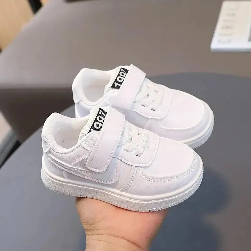 Spring Autumn New Children's Sneakers Boys Casual Low Top Shoes Women's Baby Shoes Small White 1-6 Years Old