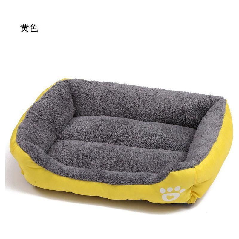 Large Pet Cat Dog Bed Square Plush Kennel Summer Washable Cat Mat Waterproof Mattress Pet Cushion Medium Large Dogs Pet Supplies