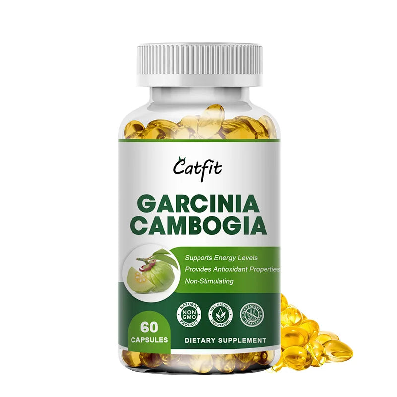Garcinia Cambogia Capsules for Weight Loss Decrease 700mg Fat Burner for Men&Women Detox Skin Beauty Health Fast Slimming