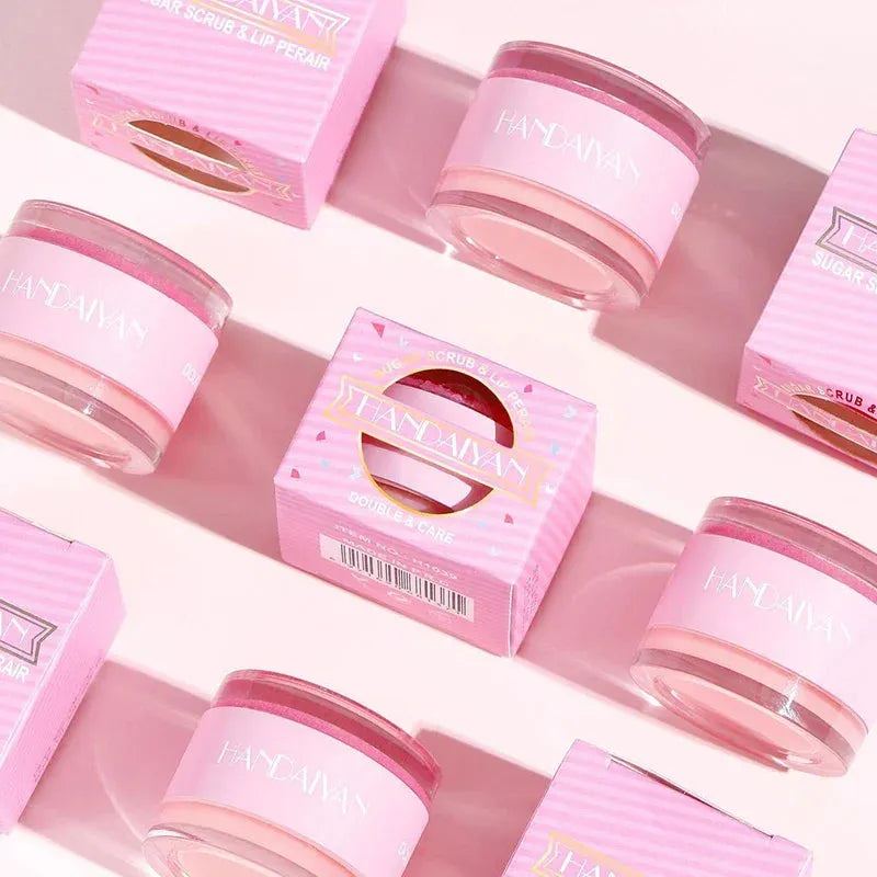 Scrub Lip Mask 2 In 1 Double Effect Lipstick To Repair Dead Skin Exfoliating Moisturizing Repair Fine Lines Lipgloss Lips Care
