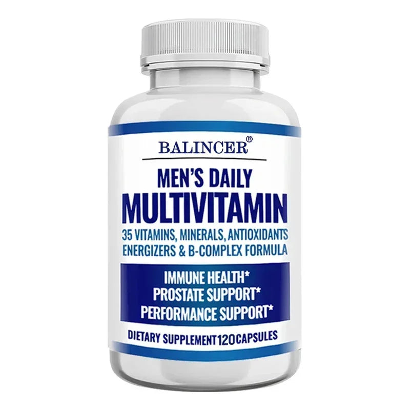 Multivitamin Supplement for Men – Provides Cognitive Brain Health, Energy and Stamina, and Muscle Mass