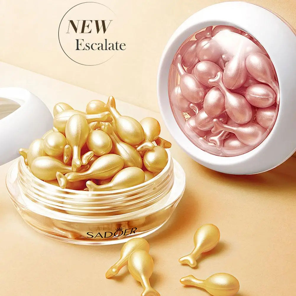Placental Essence Capsule Snail Capsule Rose Capsule Brightening Moisturizing Hydrating Nourishing Smoothing Faical Skin Care