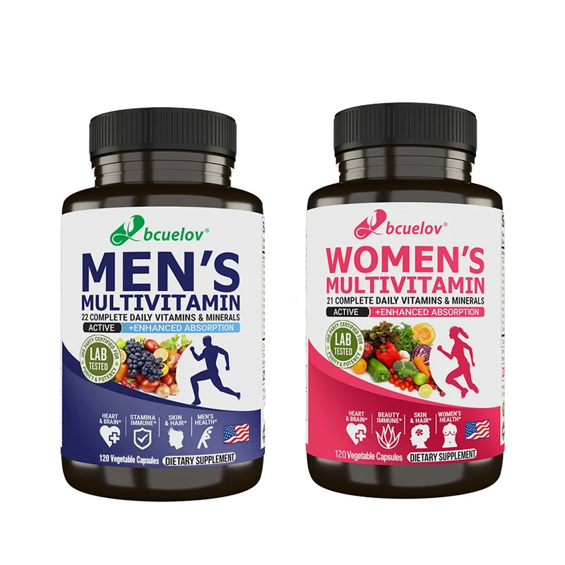 Multivitamin and Multimineral Supplement for Men and Women - Supports Joints, Skin, Energy, Immune System