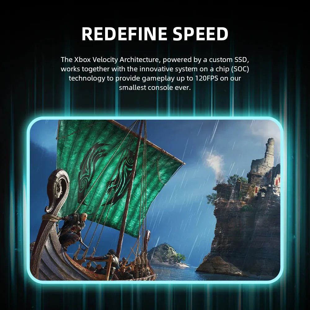 Microsoft Xbox Series S 512G Video nlocked Version Game Consoles Xbox Wireless Controller Console Up to 120 FPS