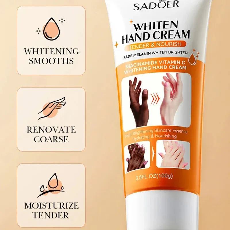 Dark Knuckles Fast Whitening Hand Cream Anti Cracking Pigmentation Correctors Black Skin Fast Stains Remover Products Skin Care